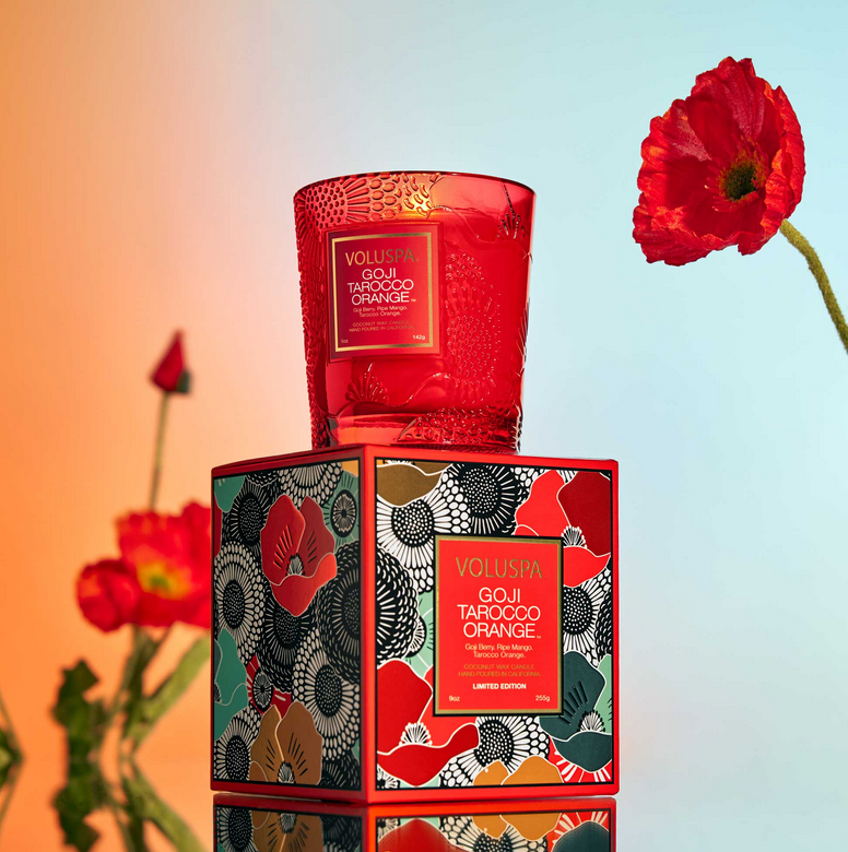 Voluspa Goji Tarocco Orange Classic Candle 9oz - 3413 – Kent East