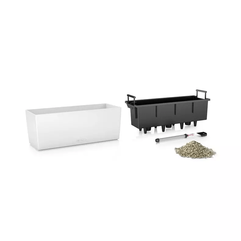 balconera self watering planter Balconera Color 50' Self-Watering Planter // White – Kent East Hill Nursery