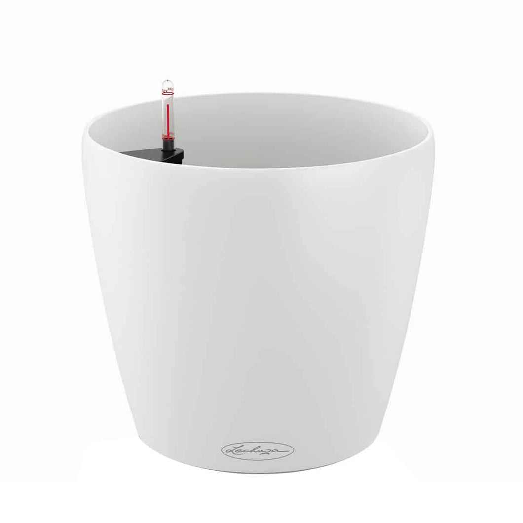 Classico 28' All-in-One Self-Watering Planter // White – Kent East Hill  Nursery