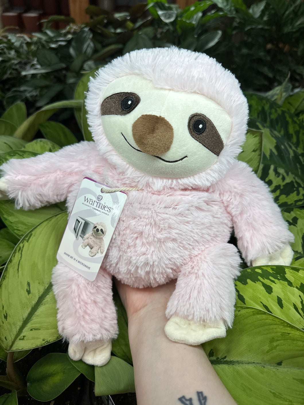 Warmies- Pink Sloth