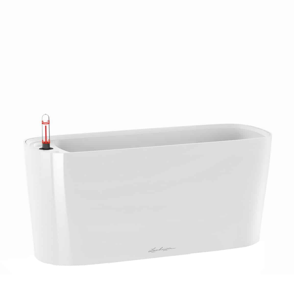 Delta 20 Self-Watering Planter // White High-Gloss – Kent East Hill Nursery
