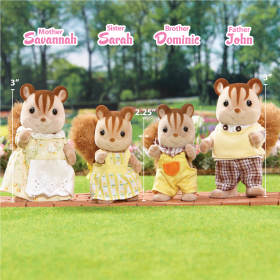 Calico Critters - Walnut Squirrel Family