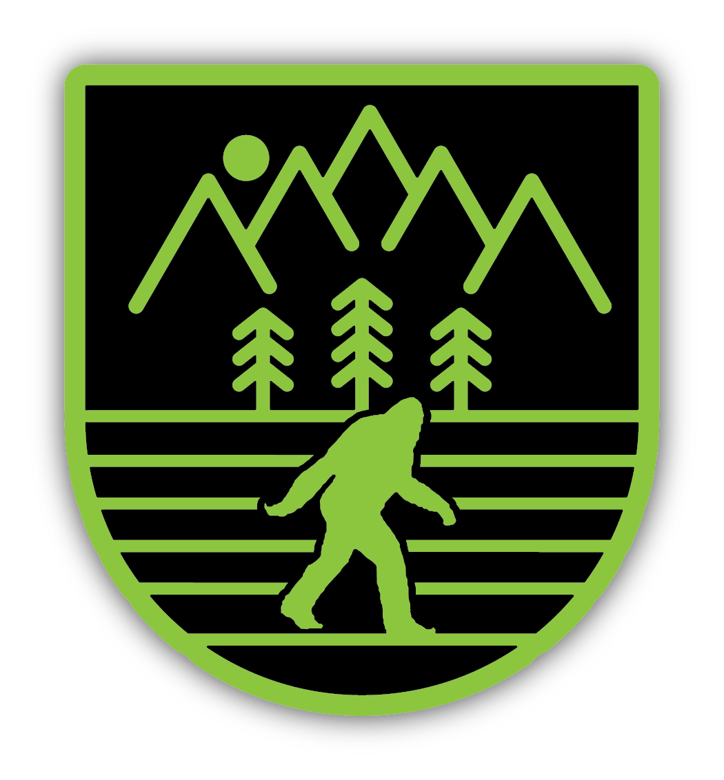 Sasquatch Green Sticker