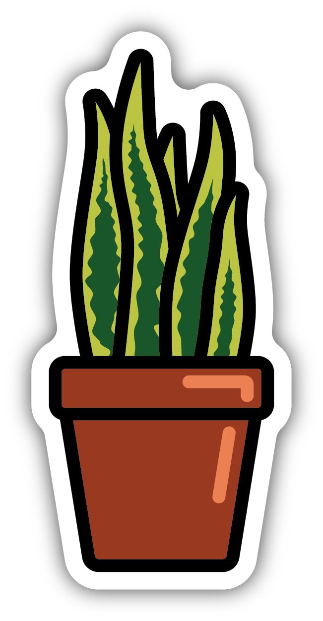 Snake Plant Sticker