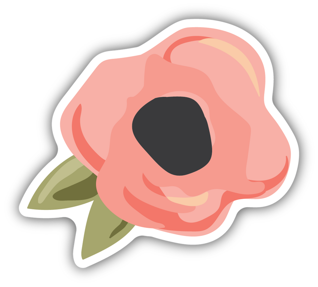 Poppy Flower Sticker