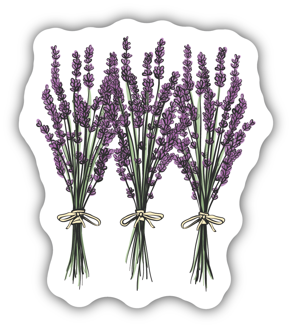 Lavender Bundles Sticker