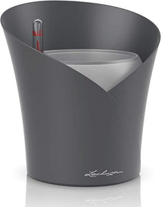 'Orchidea' All-in-One Self-Watering Planter Matte Charcoal
