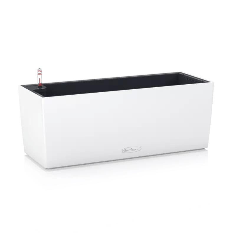 balconera self watering planter Balconera Color 50' Self-Watering Planter // White