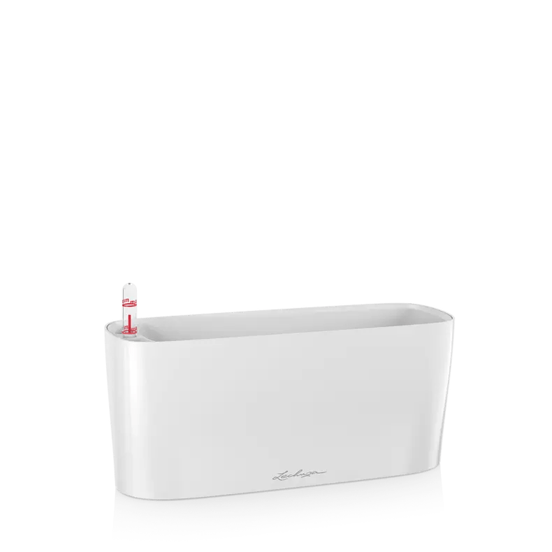 Delta 10 Self-Watering Planter // White High-Gloss