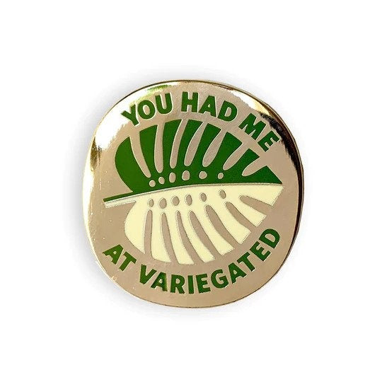 You Had Me At Variegated Pin