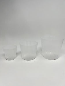 Clear Slotted Nursery Pot 3"