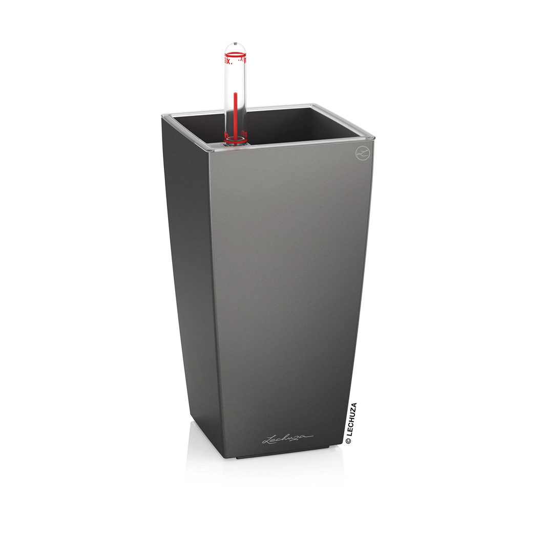 Mini-Cubi' Self-Watering Planter // Charcoal Metallic – Kent East Hill  Nursery