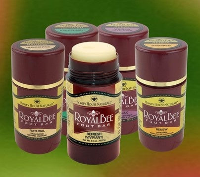 Bee Balm Foot Bar Relax Fragrance - (Soothing Vanilla/Lavender)